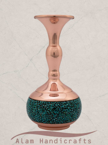 گلدان فانتزی فیروزه کوبی سایز 20