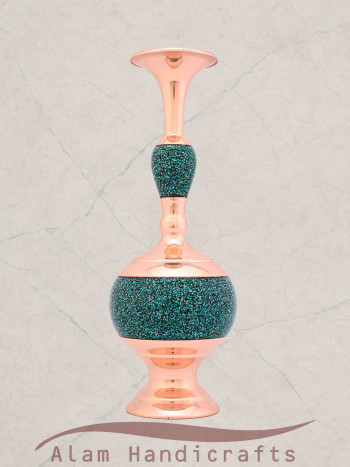 گلدان فانتزی فیروزه کوبی سایز 37